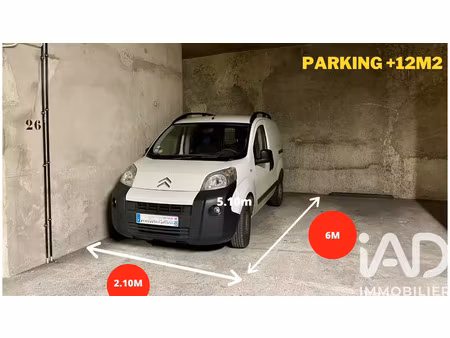 annonce vente parking / garage parking / garage de 13m2 à bourg-la-reine (92340) - paruven