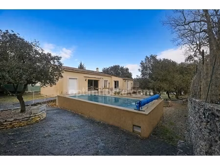 verfeuil 30630 – maison individuelle – 4 chambres – energie verte – jardin – piscine – cal