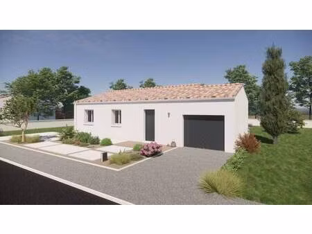 terrain avec maison neuve à vendre