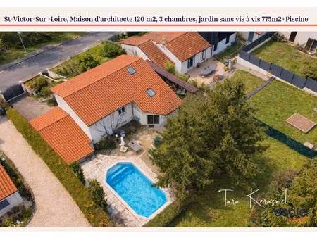 maison d'architecte 120m2  3 chambres  entierement renovée endie immobilier  tara...