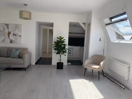 grand t3 avec mezzanine de 68 m² avec 2 chambres au cœur du havre – emplacement idéal