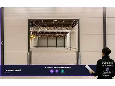 montataire - local d'activité  entrepôt 480 m²