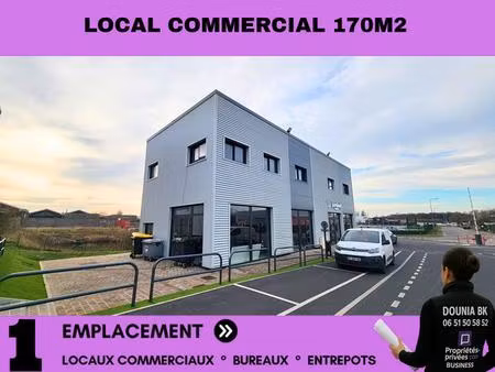 local commercial neuf 170 m2 zone commerciale saint-maximin / creil
