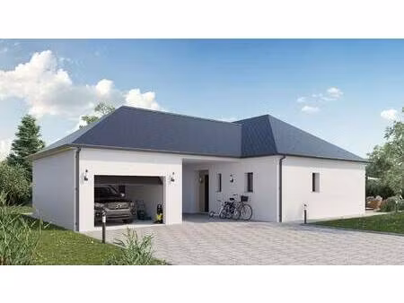 terrain avec maison neuve à vendre