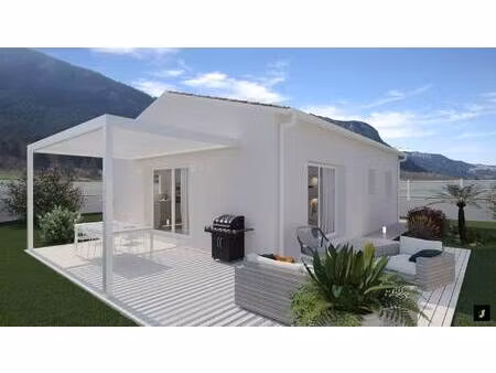 terrain avec maison neuve à vendre