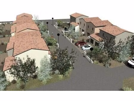 terrain avec maison neuve à vendre