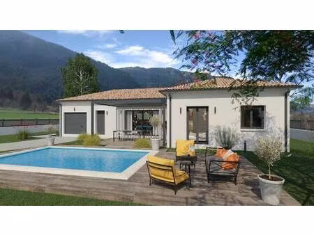 terrain avec maison neuve à vendre