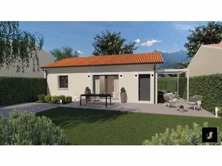 terrain avec maison neuve à vendre