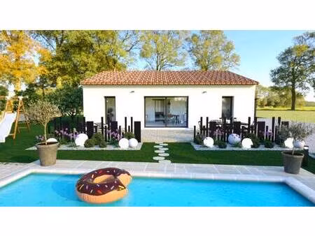 terrain avec maison neuve à vendre