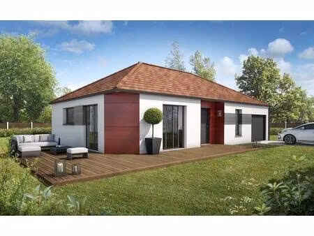terrain avec maison neuve à vendre