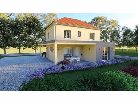 terrain avec maison neuve à vendre