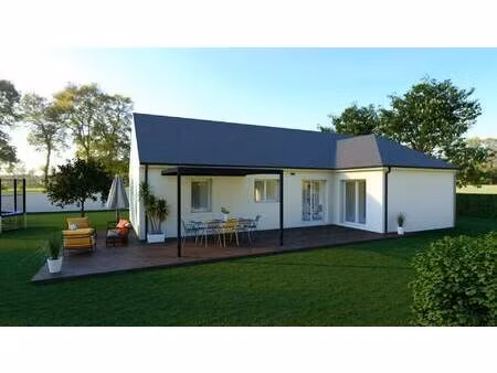 terrain avec maison neuve à vendre