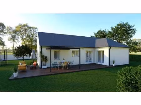 terrain avec maison neuve à vendre
