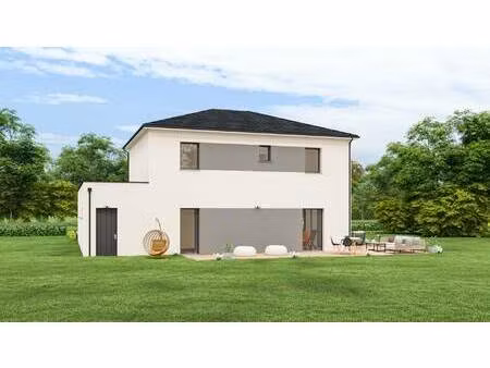 terrain avec maison neuve à vendre