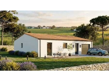 terrain avec maison neuve à vendre