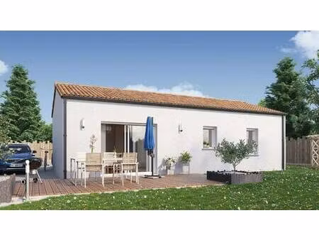 terrain avec maison neuve à vendre