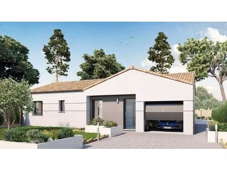 terrain avec maison neuve à vendre