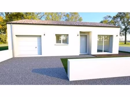 terrain avec maison neuve à vendre