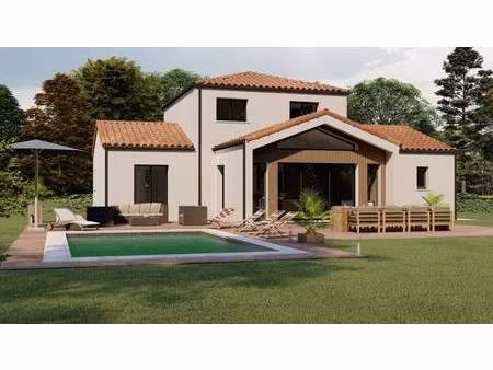 terrain avec maison neuve à vendre