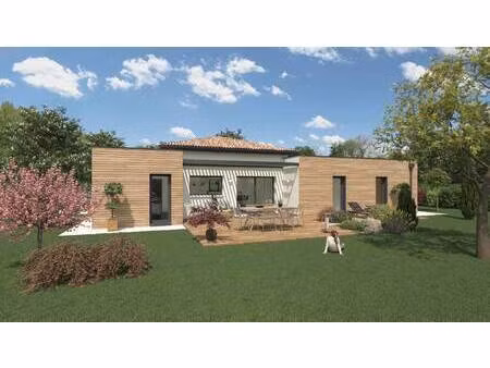 terrain avec maison neuve à vendre