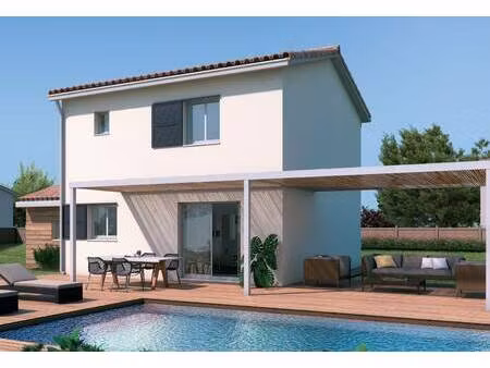 terrain avec maison neuve à vendre