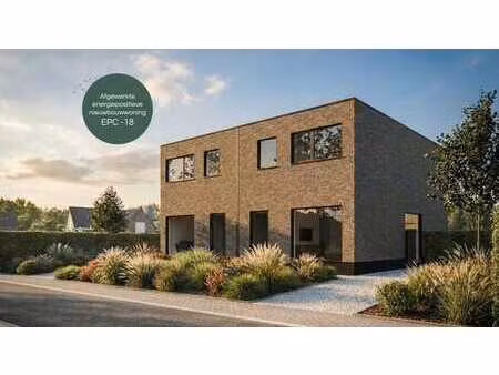 afgewerkte energiepositieve (epc -18) nieuwbouwwoning