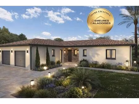 terrain avec maison neuve à vendre