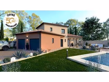 terrain avec maison neuve à vendre