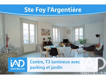 vente appartement 3 pièces 64 m² saint-genis-l’argentière (69610)