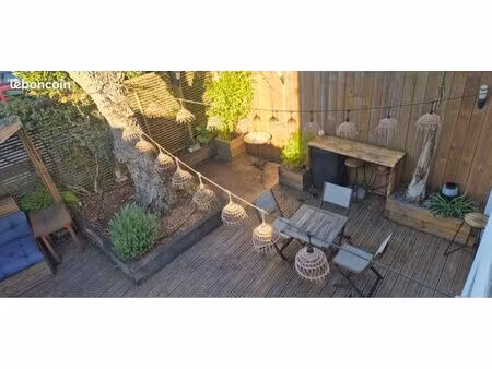 maison mitoyenne de 75m2+dépendance 11m2