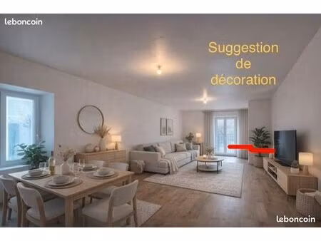 t2 t2 rénové  non meublé avec extérieur