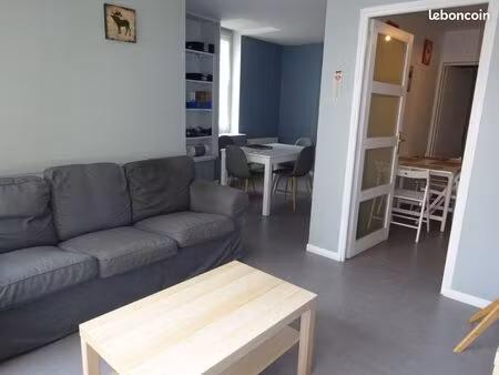 appartement t3  meublé  plein centre  très bon état et entièrement équipé