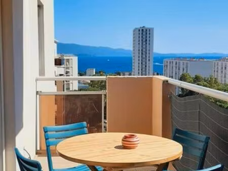 t4 meublé – 90 m² – vue mer – ajaccio