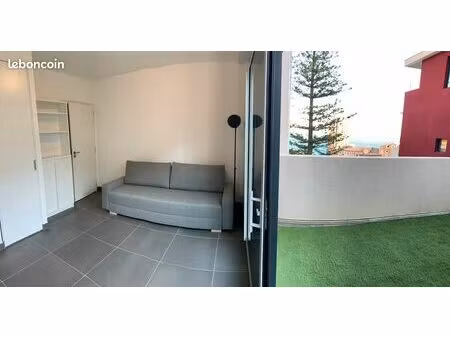 studio meublé 28 m² beausoleil