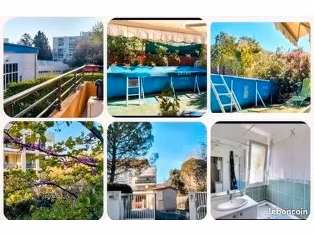 t4 ?80m2 et jardin ? terrasse 60m2 avec 2 sdb  1-3 parkings privés  résidence sécurisée