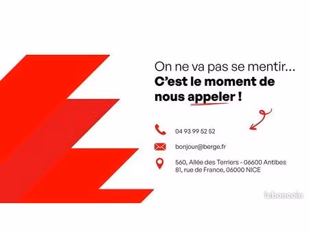 bureaux 117 m² antibes