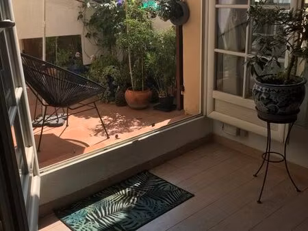 quartier mazarin - terrasse tropezienne- t3