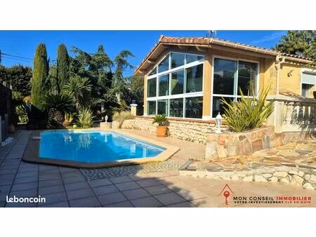 maison t5 avec piscine  jardin  garage... + t2 sur grand terrain
