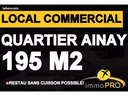 local commercial 195 m²