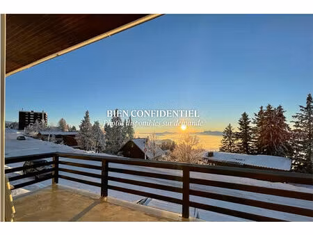 chamrousse 1750  chalet rénové et sa vue spectaculaire