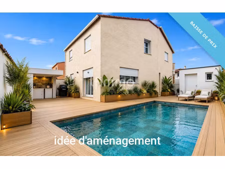vente maison 6 pièces 128 m² à théza (66200)  382 000 €
