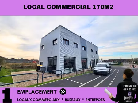 local commercial neuf 170 m2 zone commerciale saint-maximin / creil