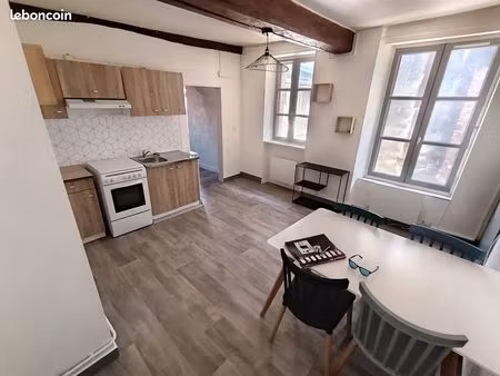 appartement meublé rénové t2 - centre ville