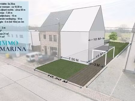 terrain à vendre à begijnendijk € 149.000 (ll7bj) - immo marina | zimmo