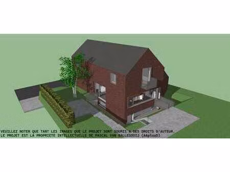 terrain à bâtir pour maison 4 f dans une rue calme