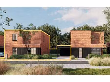 strak moderne villa aan nieuw park