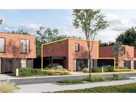strak moderne villa aan nieuw park