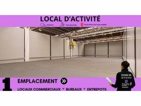 60160 montataire - entrepôt m² à louer