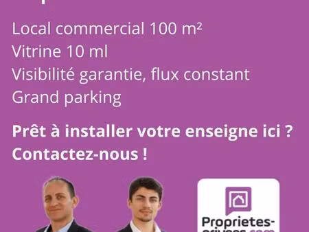 emplacement n°1 - local commercial 100 m²  varennes vauzelles