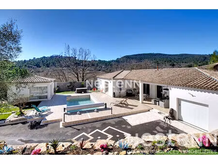 maison le cannet des maures 6 pièces - 168 m2 - terrain 2835 m2- garage- pisicine- pool ho